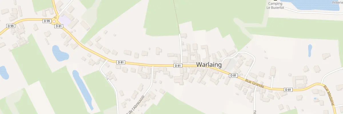 Plan du 408 Rue Grande à Warlaing