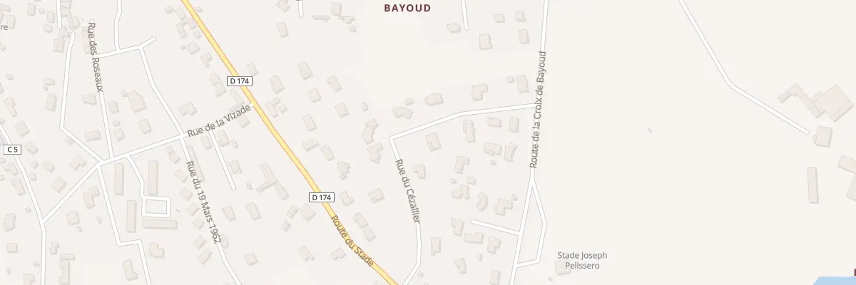 Plan du 14 Rue du Cézallier à Vergongheon
