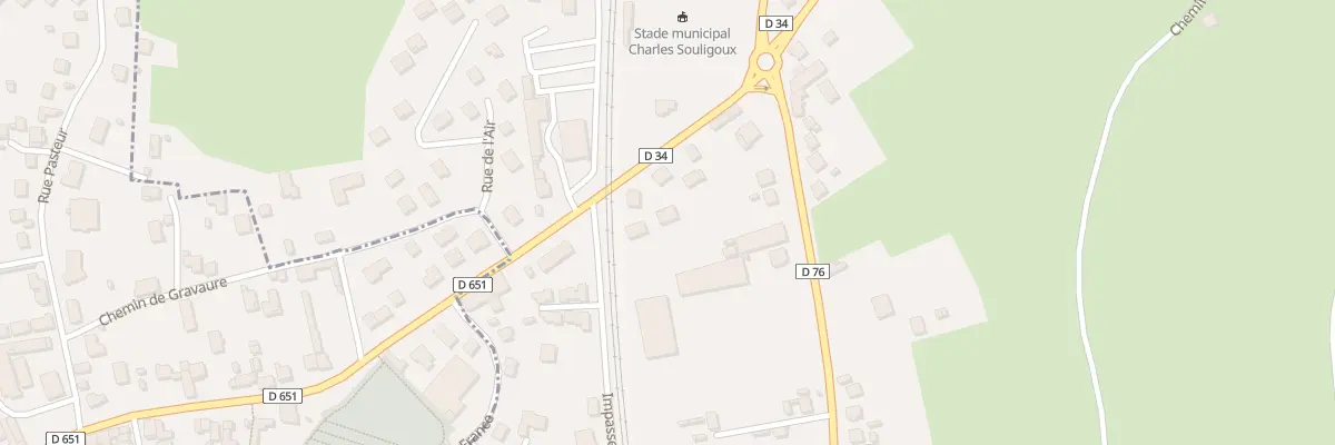 Plan du 9 Av de Saint Florine à Brassac-les-Mines