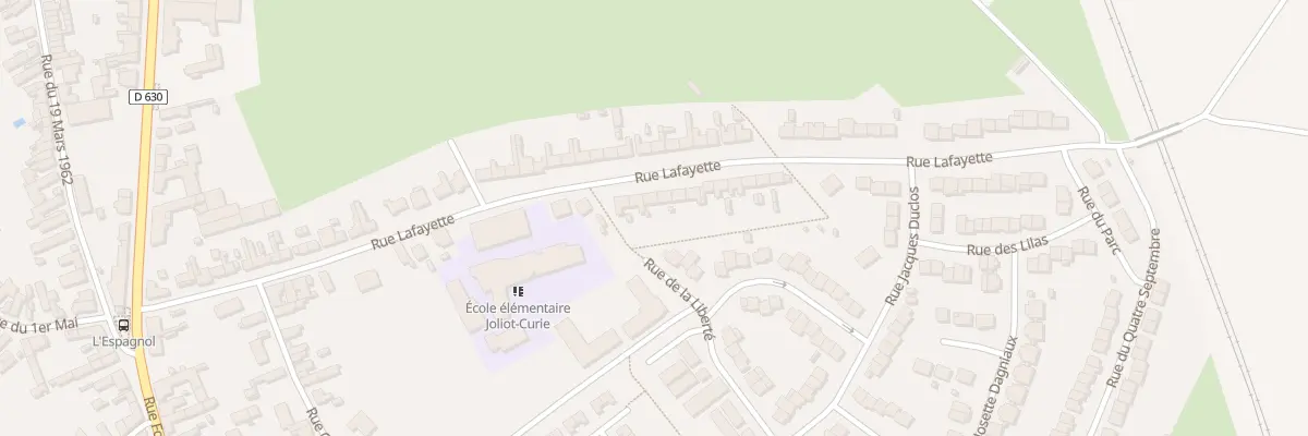 Plan du 20 Rue Lafayette à Iwuy