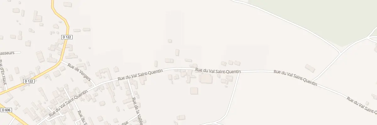 Plan du 43 Rue du Val St Quentin à Armeau