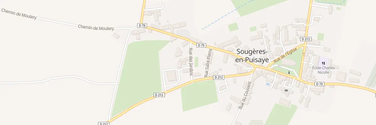 Plan du 8 Rue des Jardins à Sougères-en-Puisaye