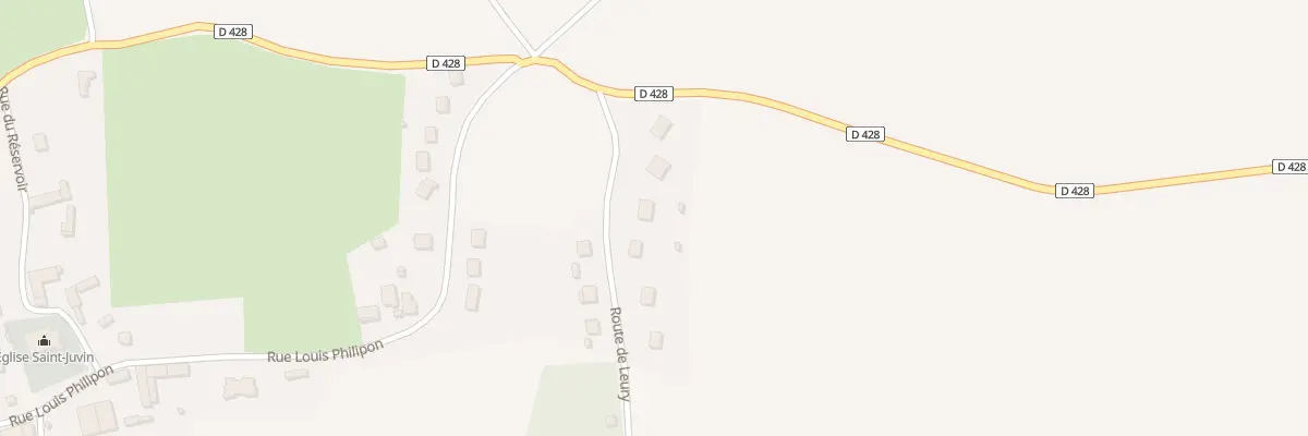 Plan du 3 Rte de Leury à Juvigny