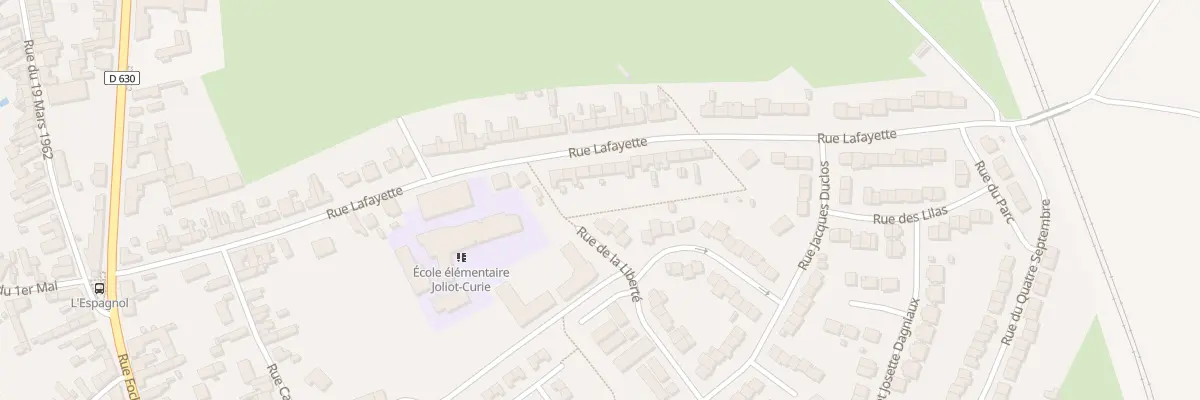 Plan du 22 Rue Lafayette à Iwuy