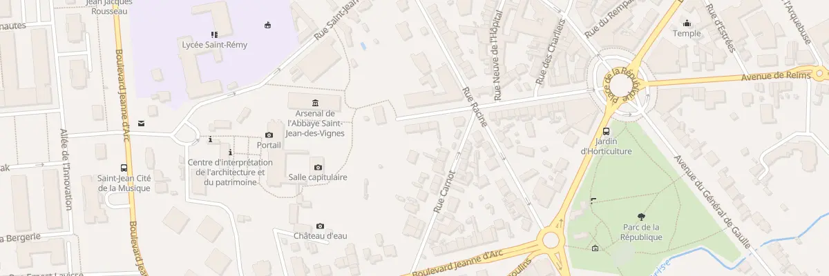 Plan du 29 Av Thiers à Soissons