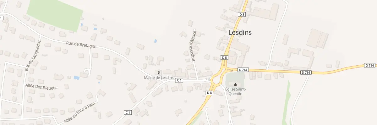 Plan du 1B Imp d’Alsace à Saint-Quentin