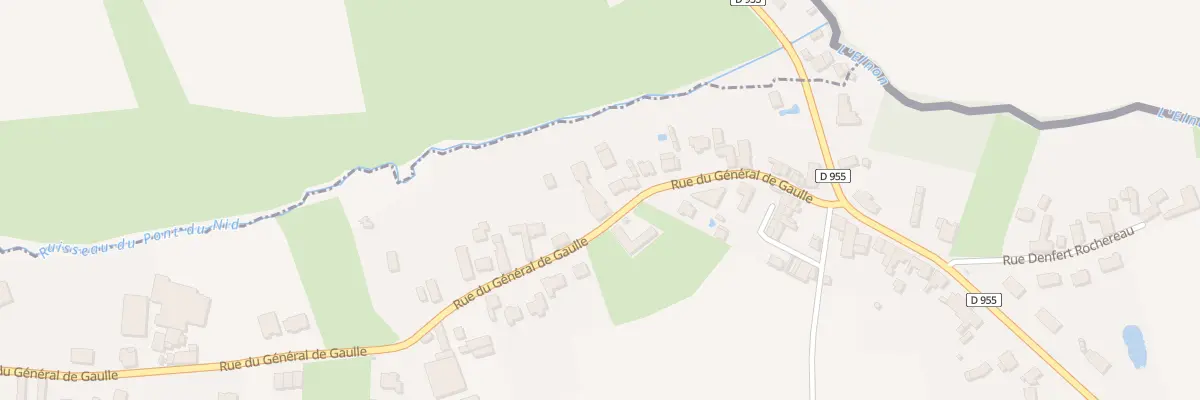 Plan du 947 Rue du General de Gaulle à Aix-en-Pévèle