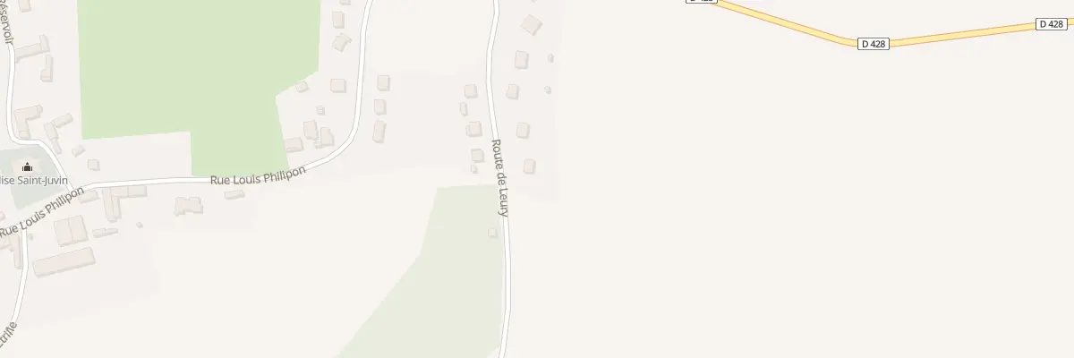 Plan du 9 Rte de Leury à Juvigny