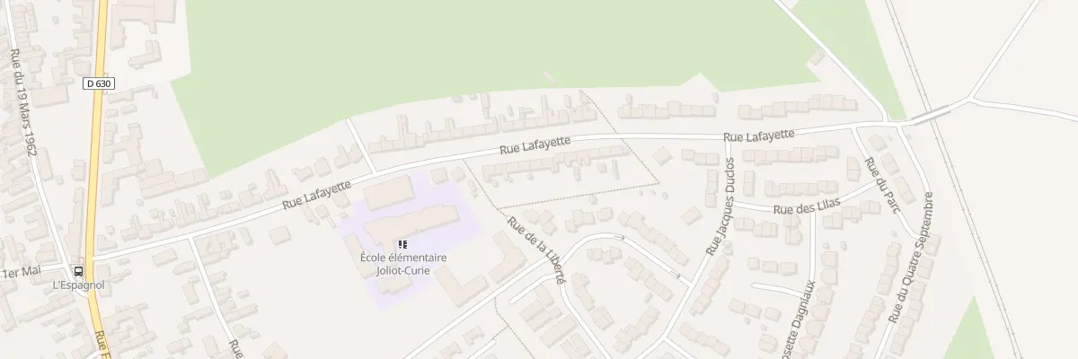 Plan du 24 Rue Lafayette à Iwuy
