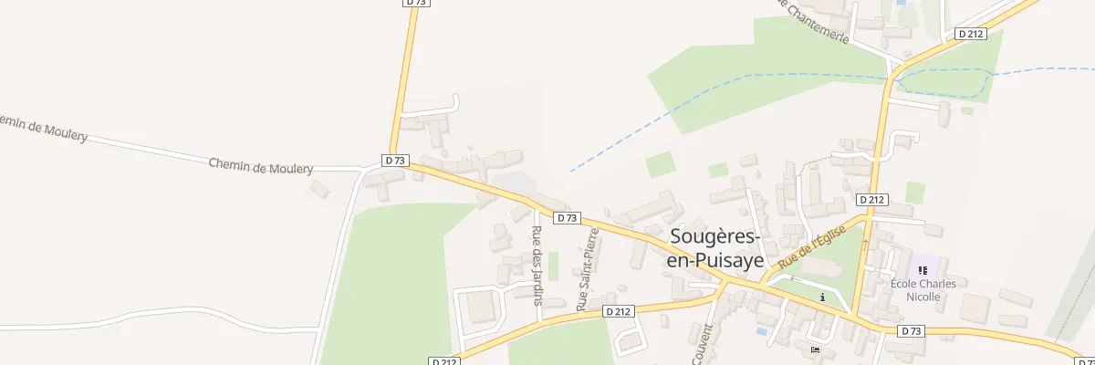 Plan du 11 Grande Rue de Sougères à Sougères-en-Puisaye