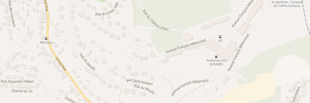 Plan du 5 Cité St Norbert à Cuffies
