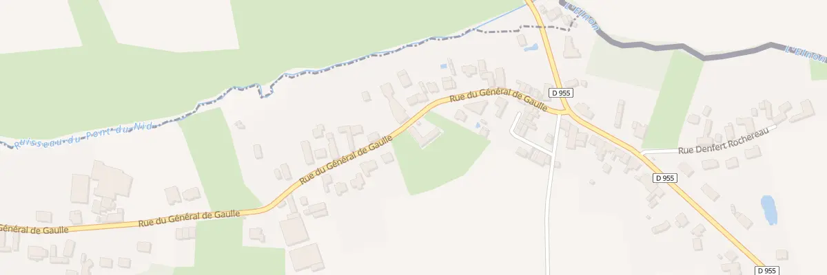 Plan du 956 Rue du General de Gaulle à Aix-en-Pévèle