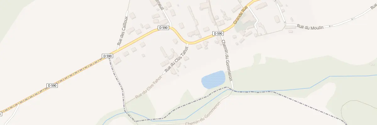 Plan du 1 Rue du Clos Tahot à Coucy-la-Ville