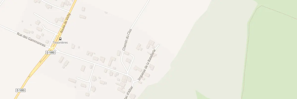 Plan du 4 Imp de la Batellerie à Joze
