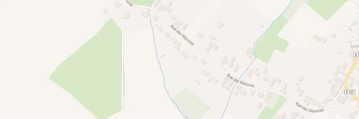 Plan du 381 Rue des Mazures à Saméon