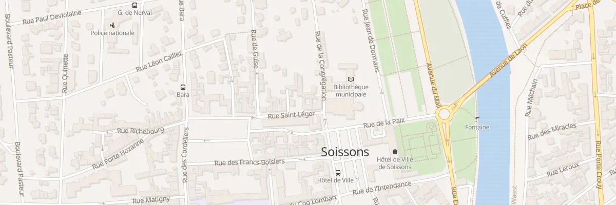 Plan du 4 Rue Saint Leger à Soissons