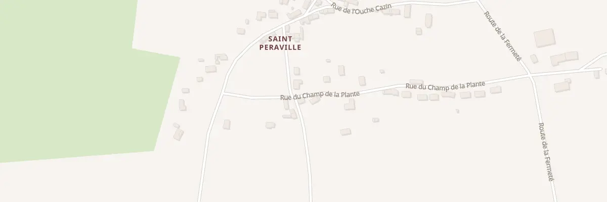 Plan du 25 Rue du Champ de la Plante à Saint-Jean-aux-Amognes