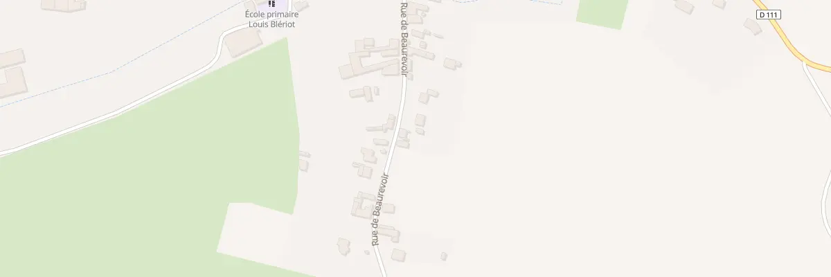 Plan du 13 Rue de Beaurevoir à Malincourt