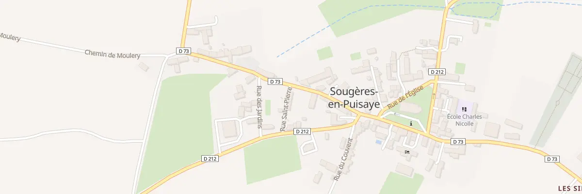 Plan du 1 Rue Saint-pierre à Sougères-en-Puisaye