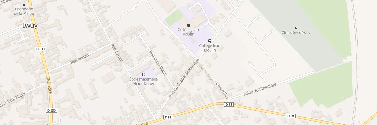 Plan du 19 Rue du Quatre Septembre à Iwuy