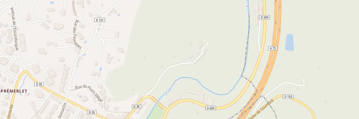 Plan de Imp Emile Bonal à Lodève