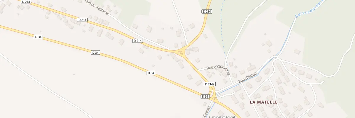 Plan du 3 Av des Lacs à Auzat-la-Combelle