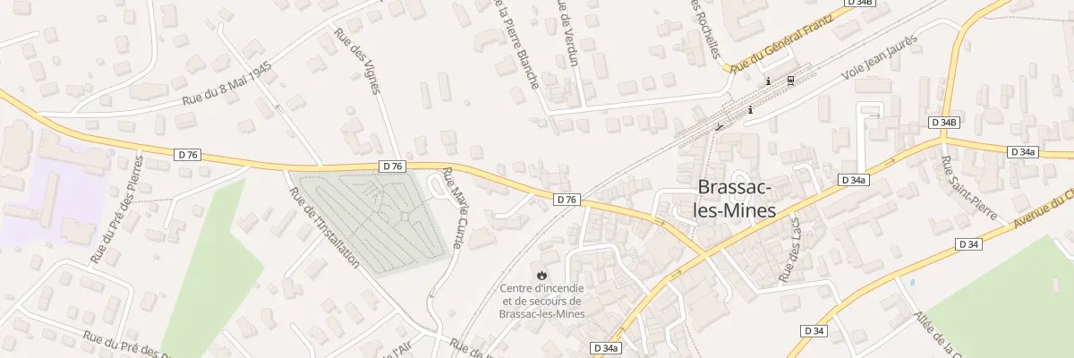 Plan du 38 Rue du Souvenir à Brassac-les-Mines