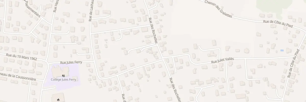 Plan du 25 Rue des Rochelles à Brassac-les-Mines