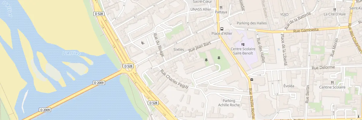 Plan du 31 Rue Jean Bart à Moulins