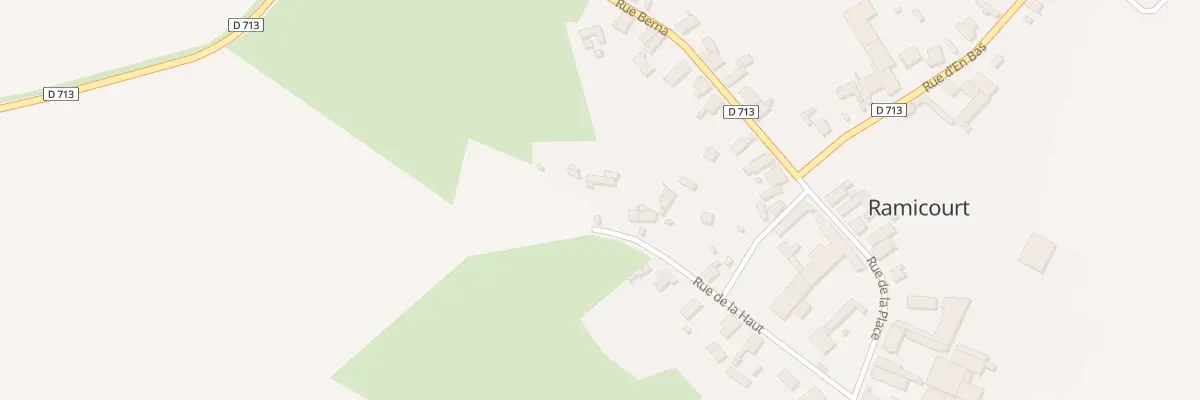 Plan du 10 Rue de La-haut à Ramicourt