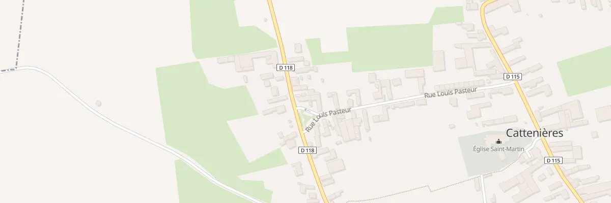 Plan du 1172 Rue Eugène Fiévet à Cattenières