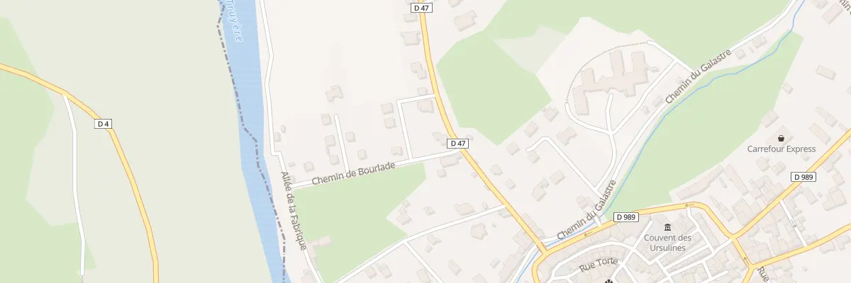 Plan du 5243 Rte de Saint Leger du Malzieu au Malzieu-Ville