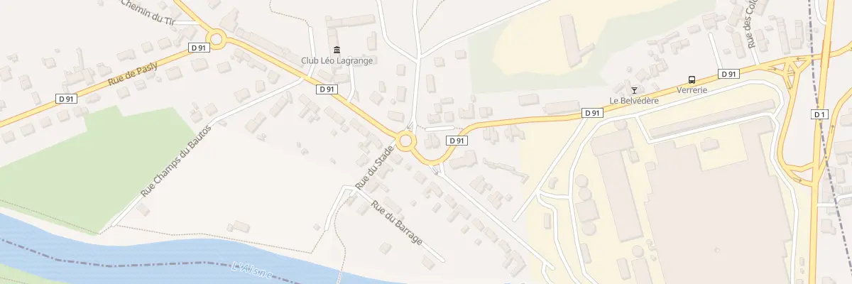 Plan du 2 Rue du Belvédère à Cuffies