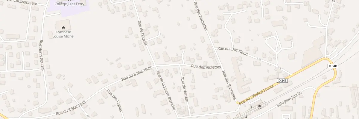 Plan du 14 Rue des Violettes à Brassac-les-Mines