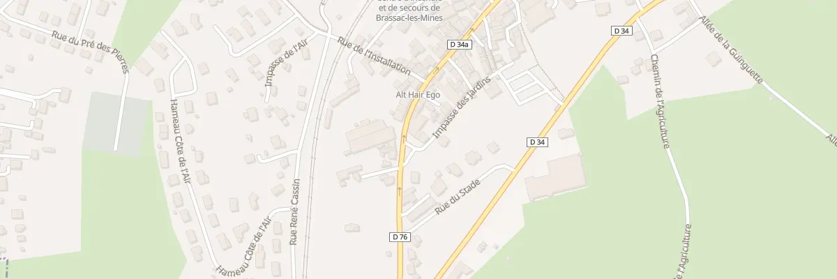 Plan du 1 Pl du Fraisse à Brassac-les-Mines
