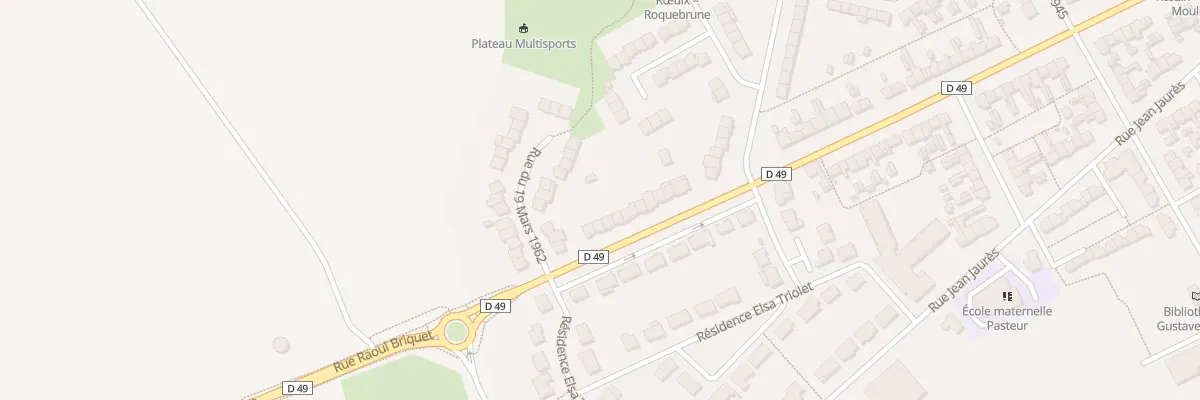 Plan du 68 Rue Raoul Briquet à Rœulx