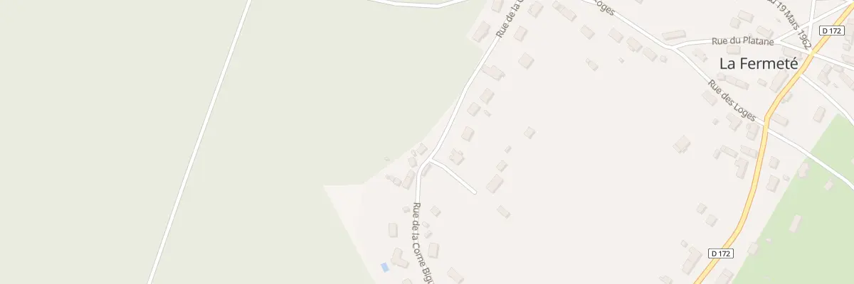 Plan du 31 Rue de la Corne Biguet à La Fermeté