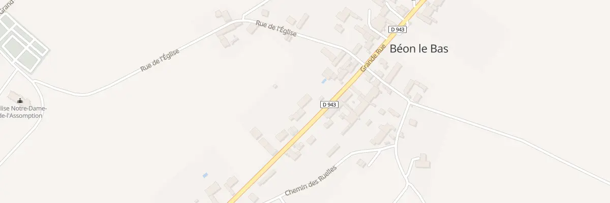 Plan du 39 Gr Grande Rue à Béon