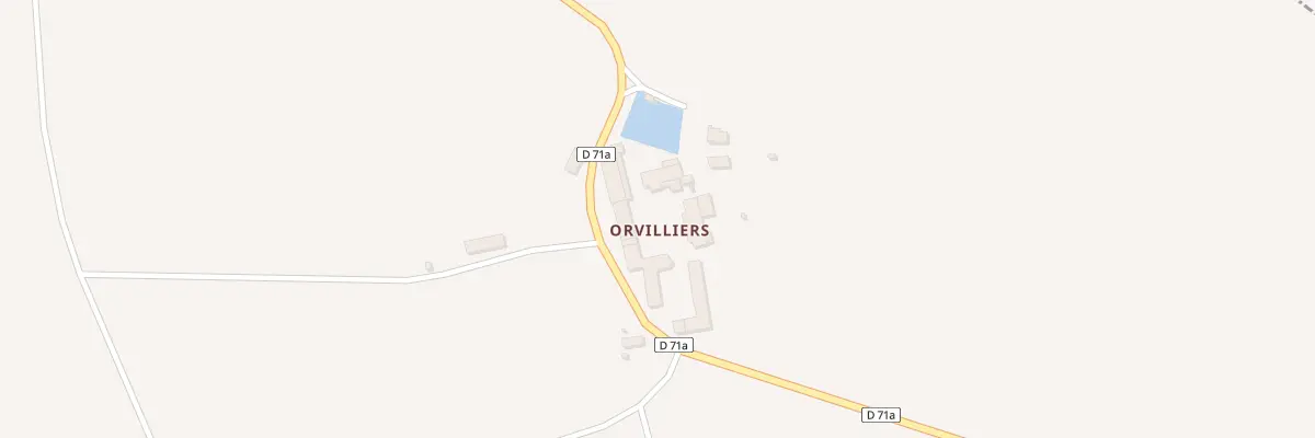 Plan du 2 Orvilliers à Rupéreux