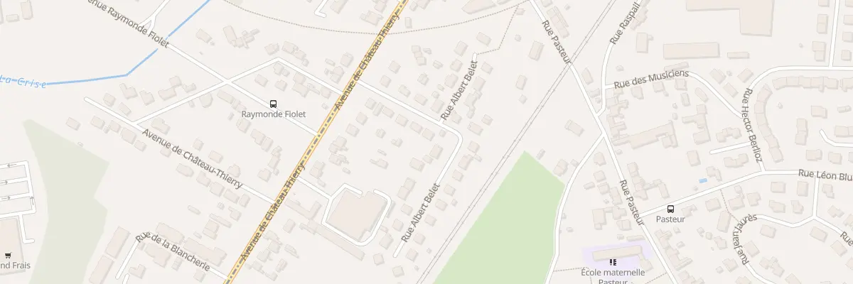 Plan du 2 Rue Albert Belet à Belleu