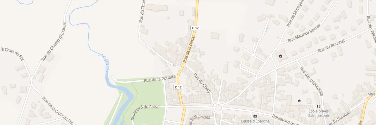 Plan du 24 Rue du Chery à Maringues