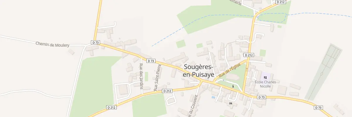 Plan du 17 Grande Rue de Sougères à Sougères-en-Puisaye