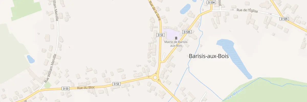 Plan du 7 Pl du General de Gaulle à Barisis-aux-Bois