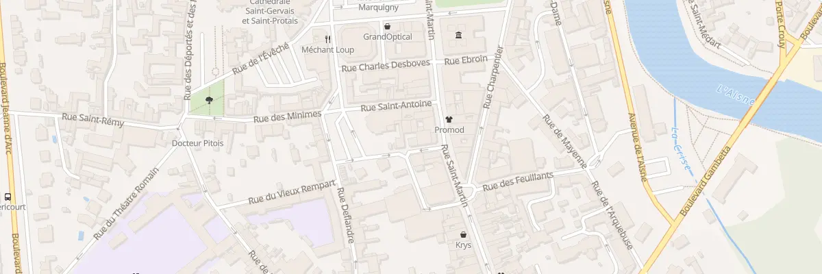 Plan du 4 Rue Brouilliaud à Soissons