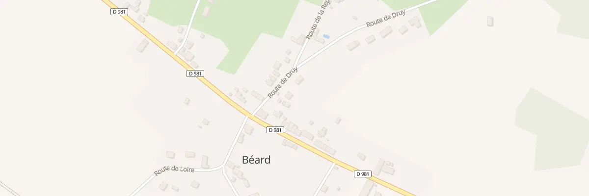 Plan du 4 Rte de Druy à Béard