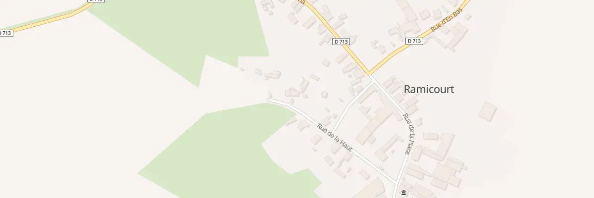 Plan du 6 Rue de La-haut à Ramicourt