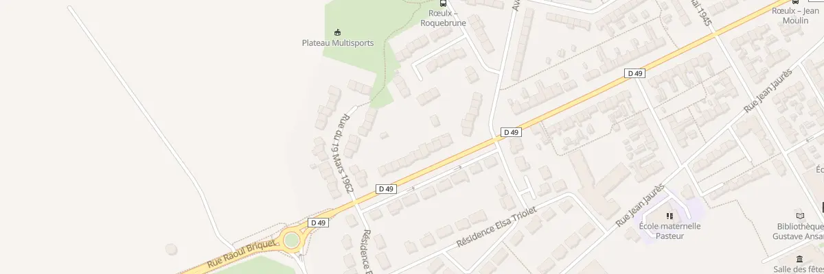 Plan du 62 Rue Raoul Briquet à Rœulx