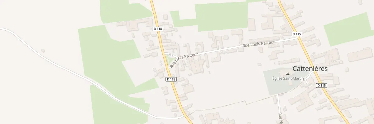 Plan du 11 Rue Pasteur à Cattenières