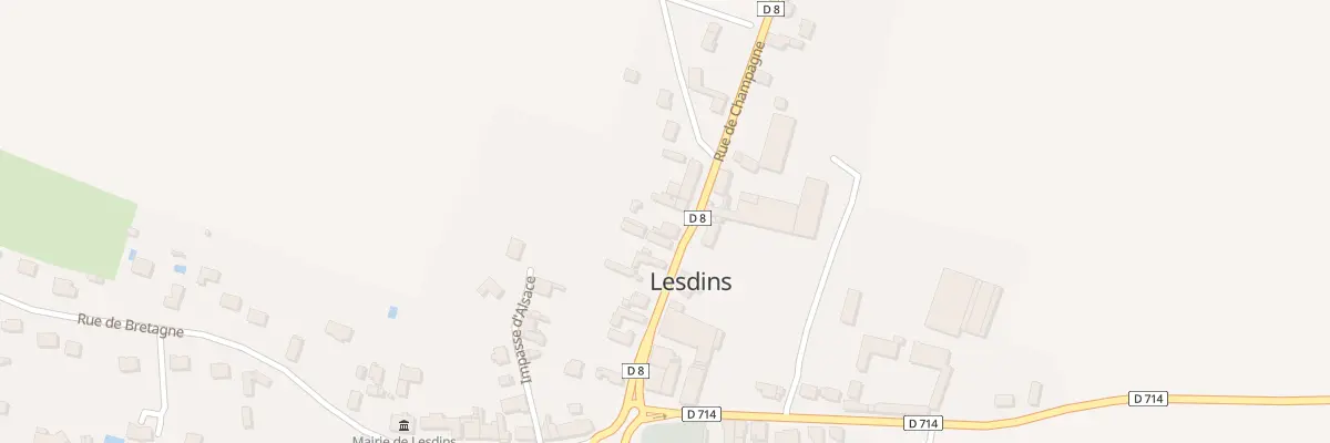 Plan du 15 Rue de Champagne à Lesdins