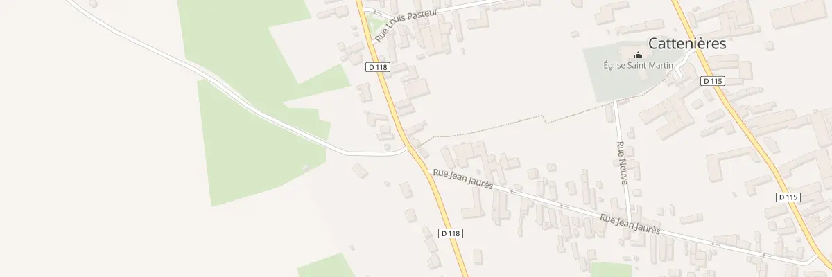 Plan du 1012 Rue Eugène Fiévet à Cattenières